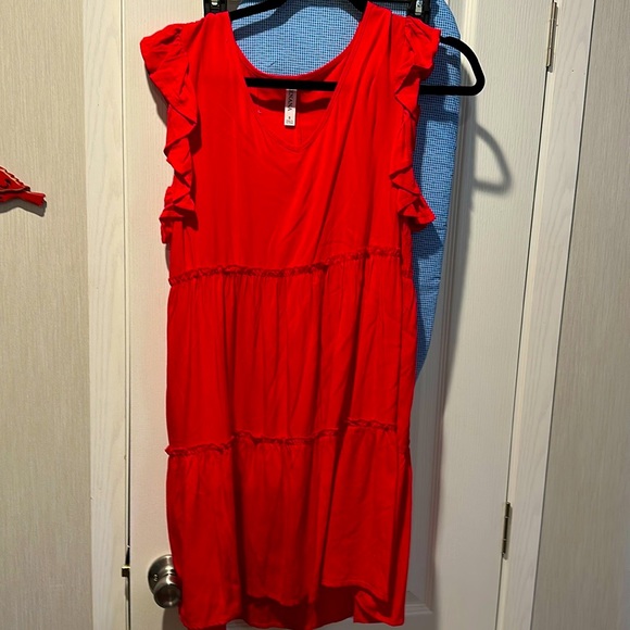 New!Zeneza size Small Women’s Mini Dress in Red! - Picture 1 of 1